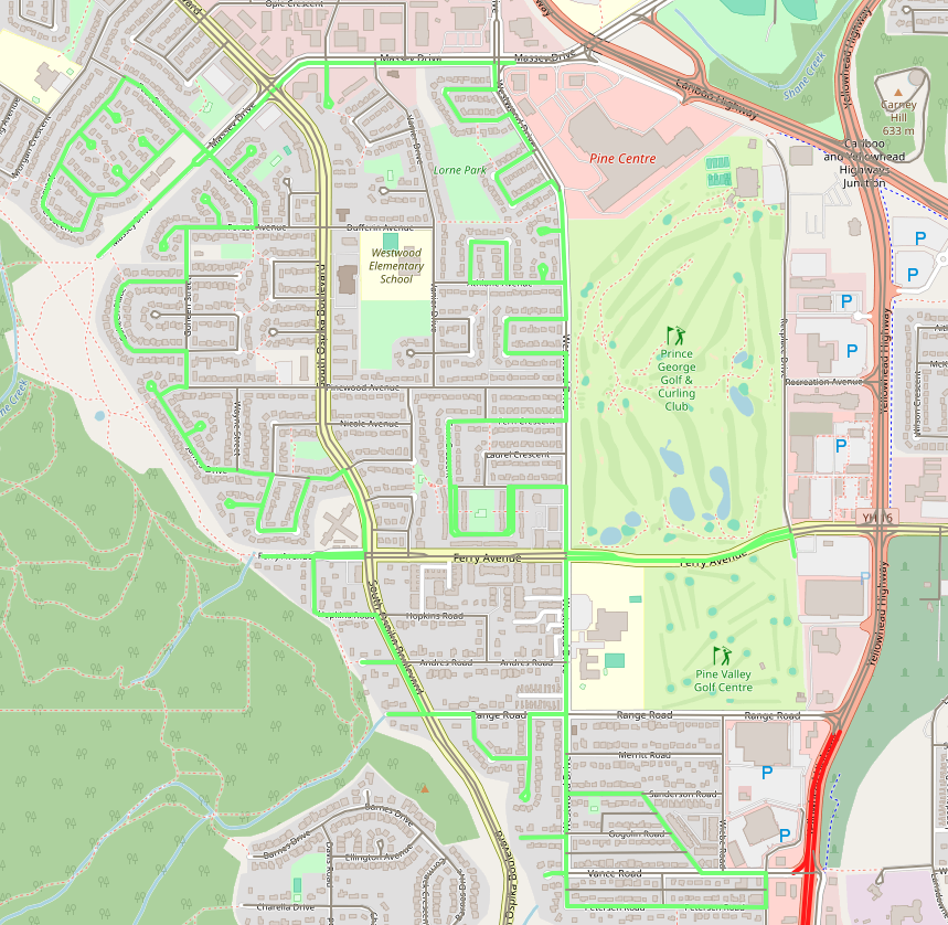 Walking progress map for May 31, 2026