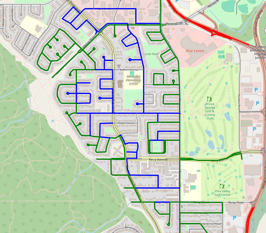 Walking progress map for June 2, 2026