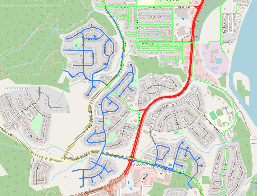 Walking progress map for June 17, 2026