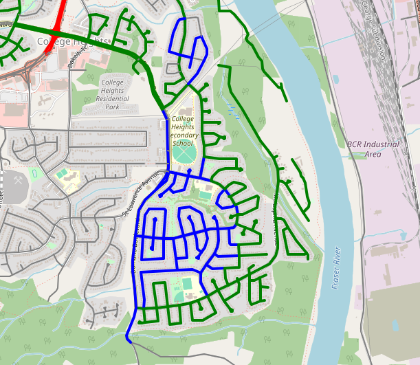 Walking progress map for July 14, 2026