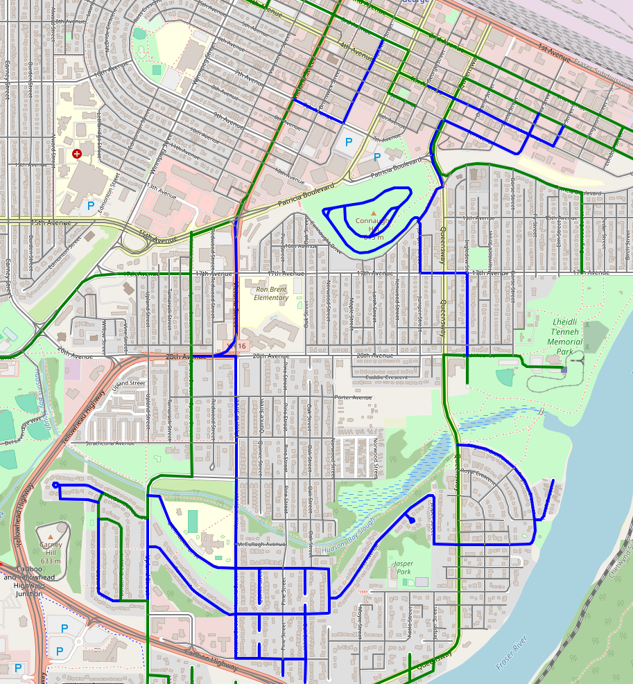 Walking progress map for July 29, 2026